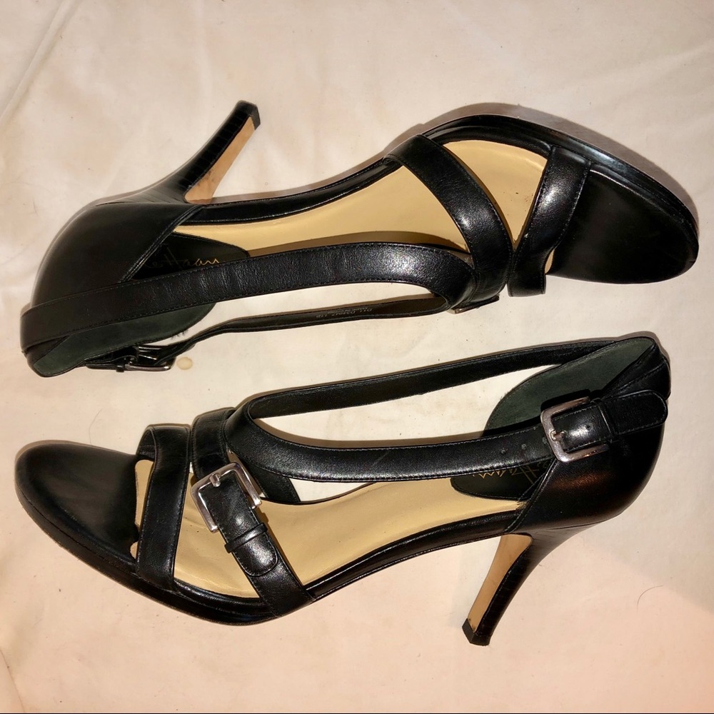 Cole Haan Black Strappy Sandals
